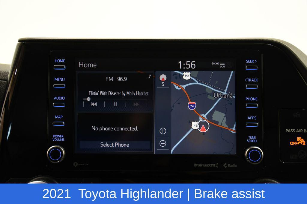 used 2021 Toyota Highlander Hybrid car, priced at $35,000