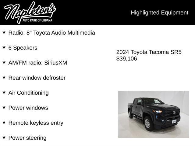 used 2024 Toyota Tacoma car, priced at $39,106