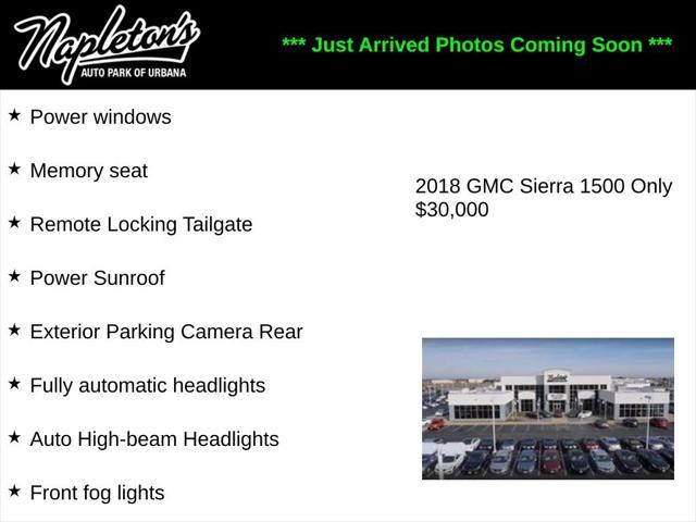 used 2018 GMC Sierra 1500 car, priced at $30,000