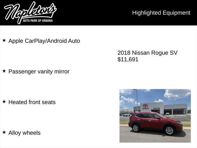 used 2018 Nissan Rogue car, priced at $11,650