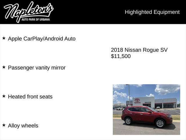 used 2018 Nissan Rogue car, priced at $11,500