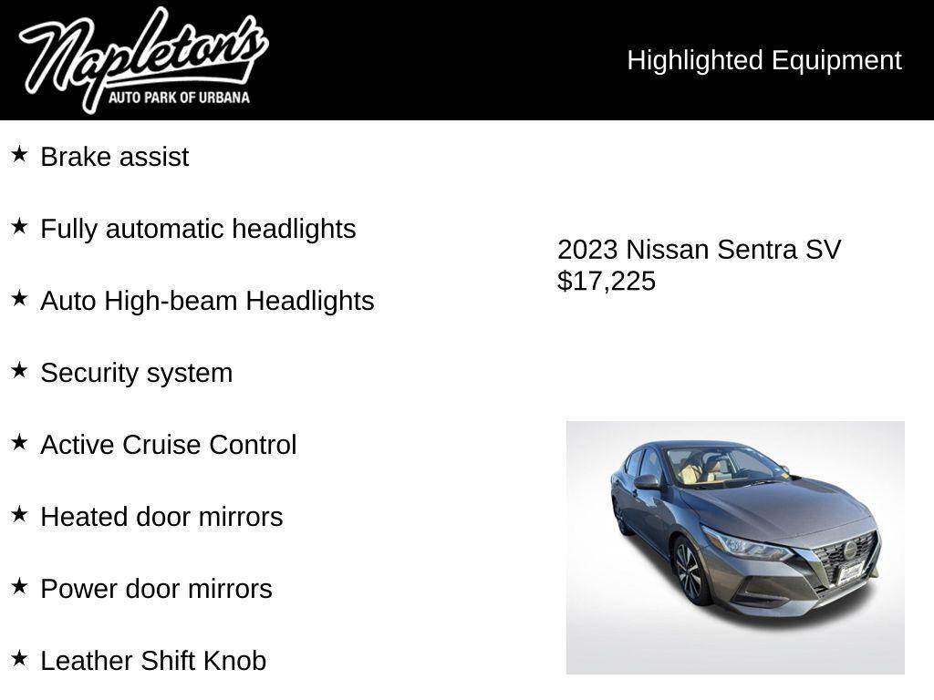 used 2023 Nissan Sentra car, priced at $17,225