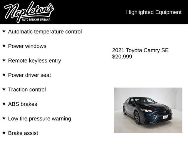 used 2021 Toyota Camry car, priced at $20,750