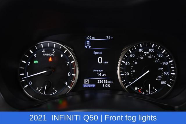 used 2021 INFINITI Q50 car, priced at $23,999