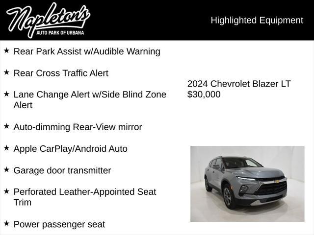 used 2024 Chevrolet Blazer car, priced at $30,000