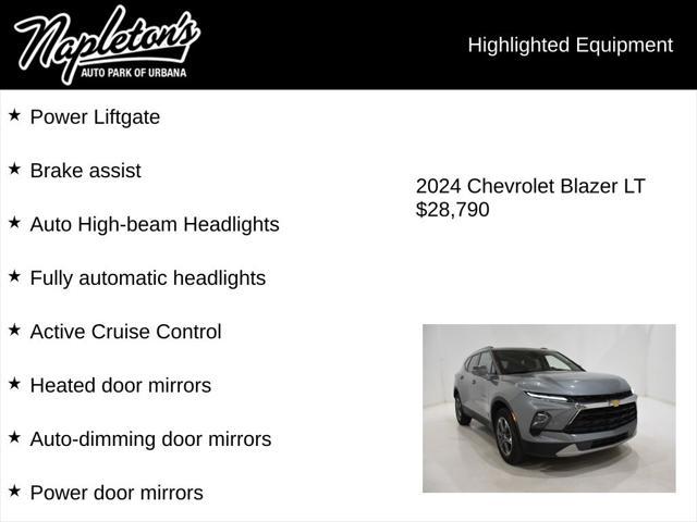 used 2024 Chevrolet Blazer car, priced at $28,790