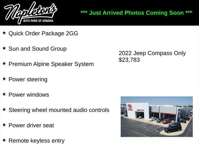 used 2022 Jeep Compass car, priced at $23,783