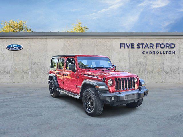 used 2020 Jeep Wrangler Unlimited car, priced at $27,500