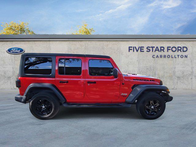 used 2020 Jeep Wrangler Unlimited car, priced at $27,500