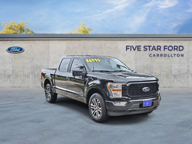 used 2021 Ford F-150 car, priced at $34,500