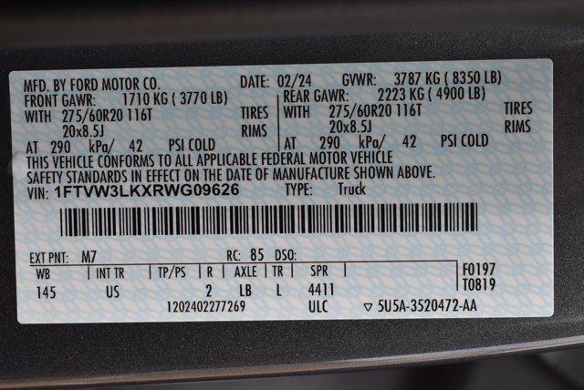new 2024 Ford F-150 Lightning car, priced at $74,360