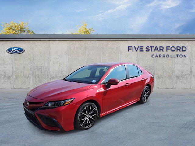 used 2021 Toyota Camry car, priced at $19,500