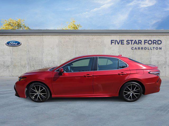 used 2021 Toyota Camry car, priced at $19,500