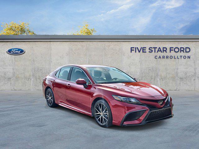 used 2021 Toyota Camry car, priced at $19,500