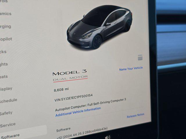 used 2023 Tesla Model 3 car, priced at $36,000