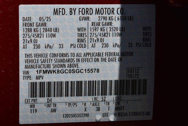 new 2025 Ford Explorer car, priced at $65,080