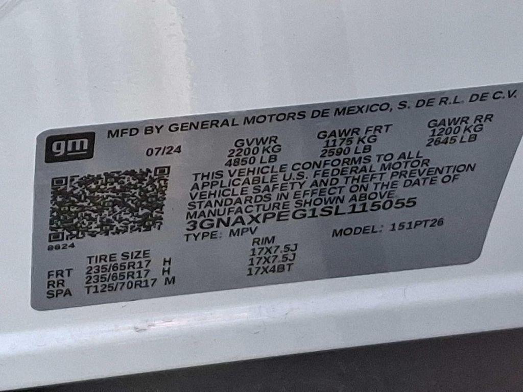 new 2025 Chevrolet Equinox car, priced at $33,575