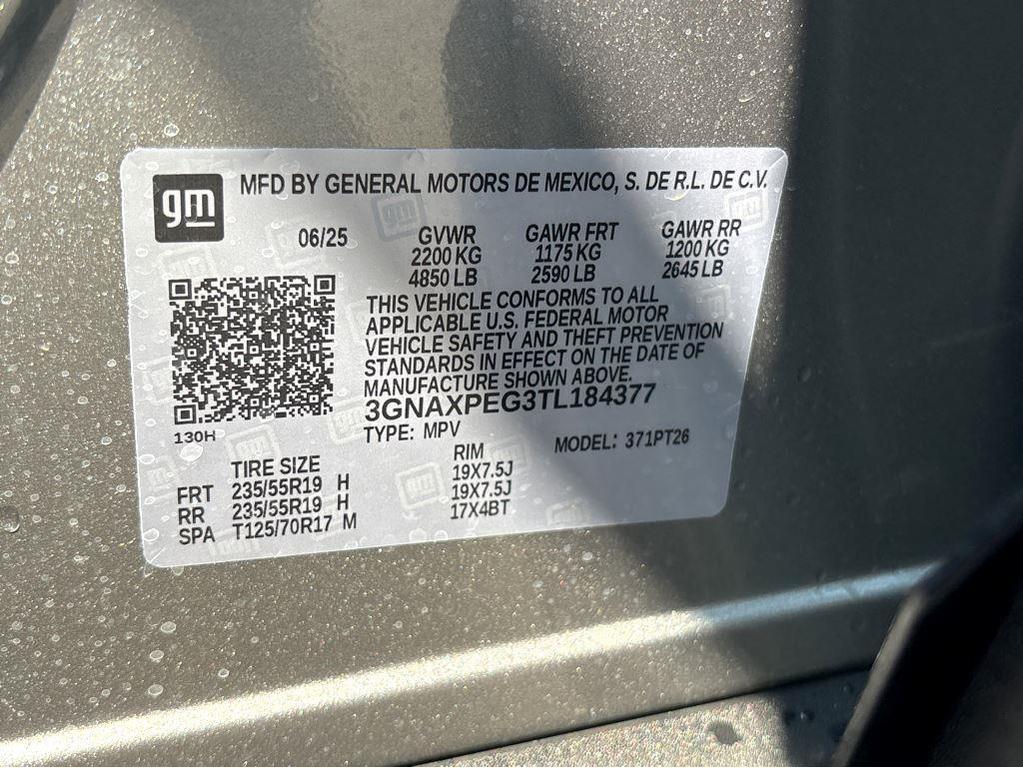 new 2026 Chevrolet Equinox car, priced at $33,535