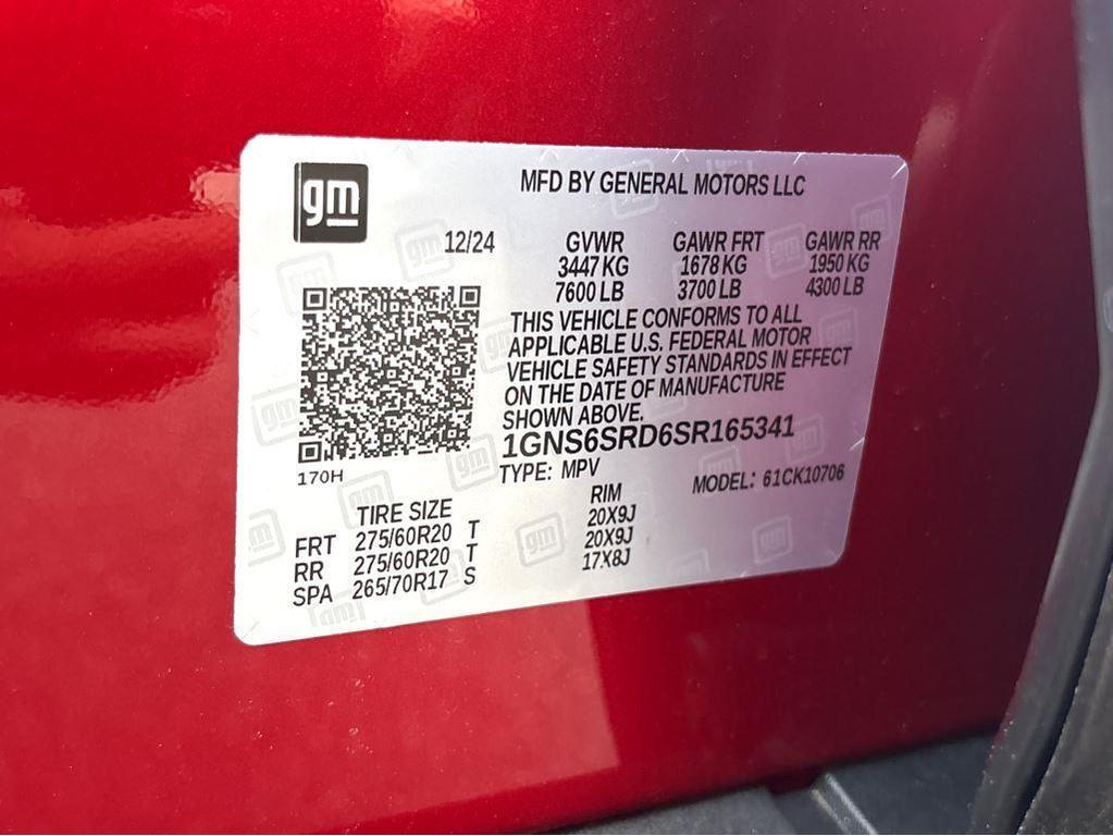 new 2025 Chevrolet Tahoe car, priced at $76,608