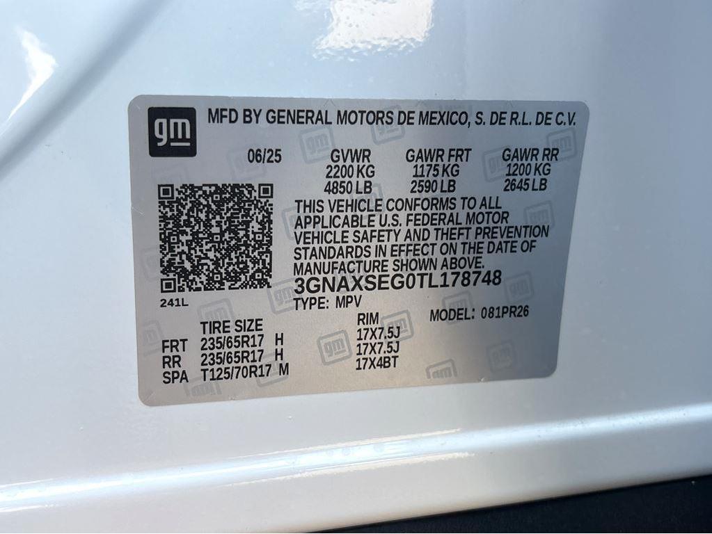 new 2026 Chevrolet Equinox car, priced at $38,340