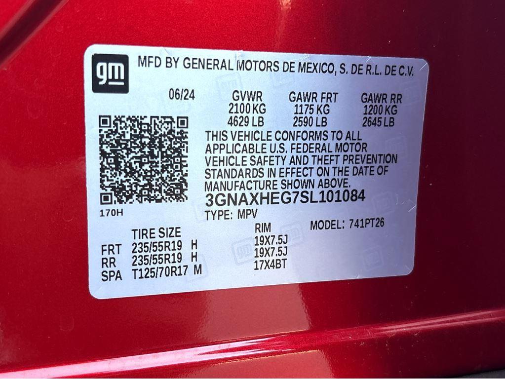 new 2025 Chevrolet Equinox car, priced at $33,795