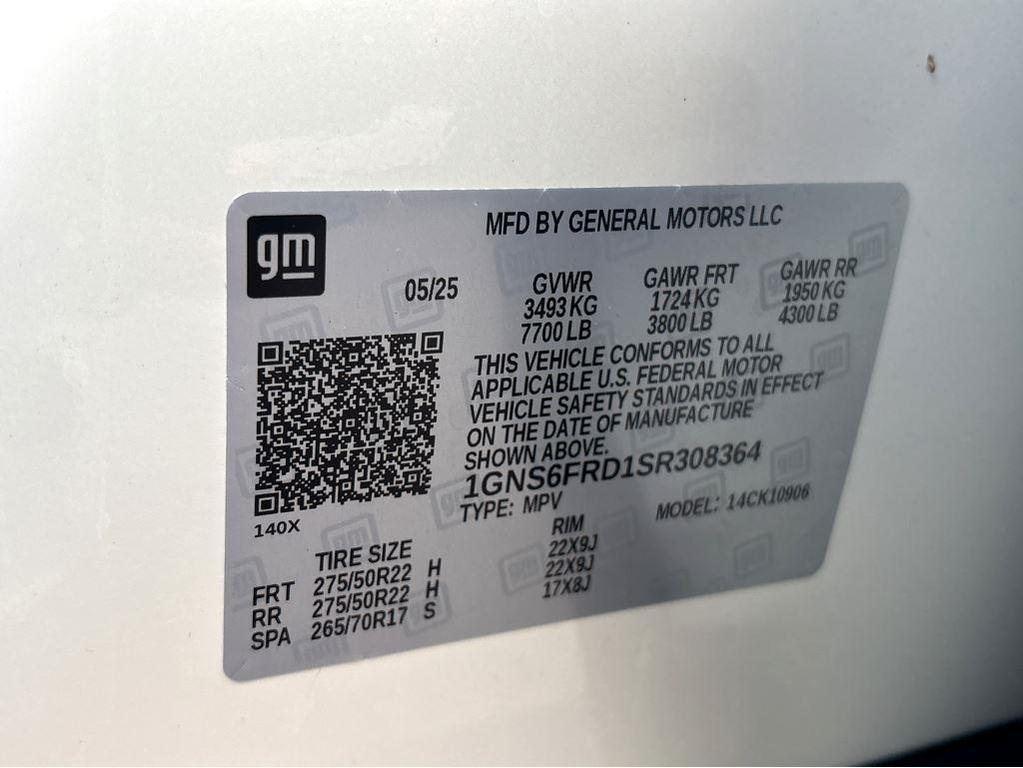 new 2025 Chevrolet Suburban car, priced at $85,325