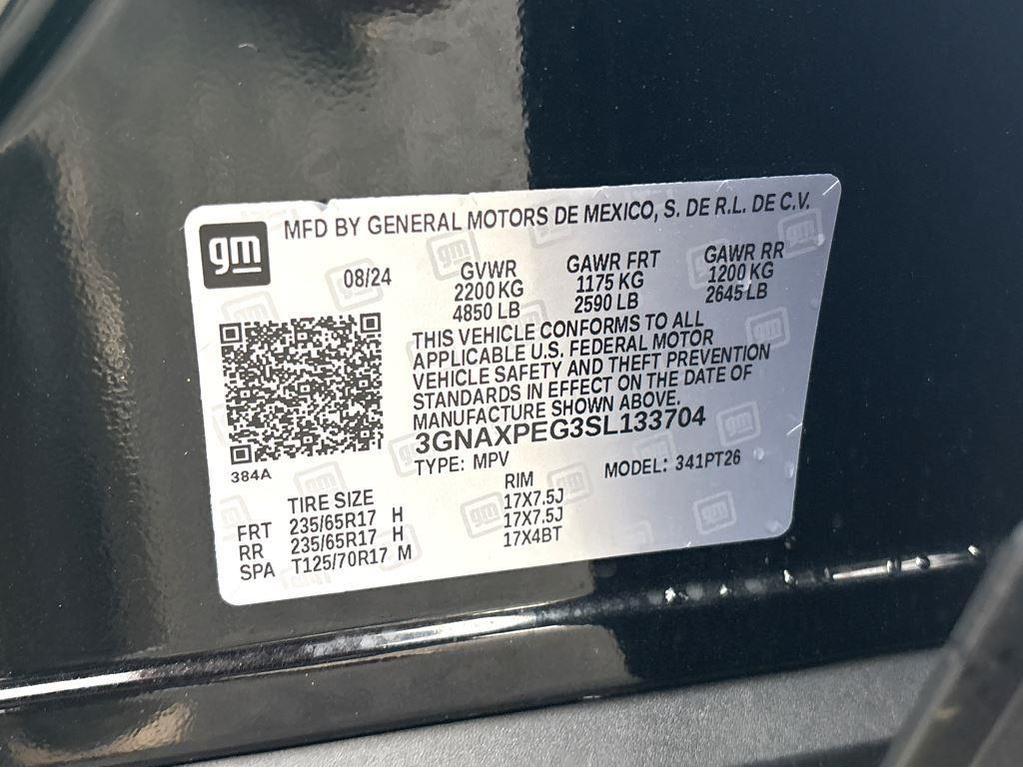 new 2025 Chevrolet Equinox car, priced at $33,080