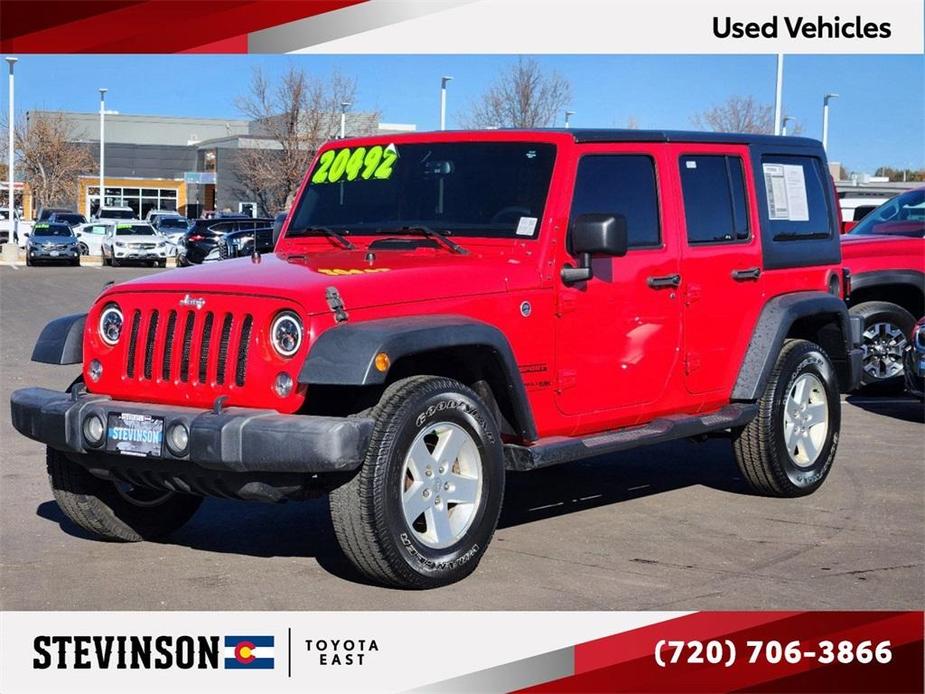 used 2018 Jeep Wrangler JK Unlimited car, priced at $18,993