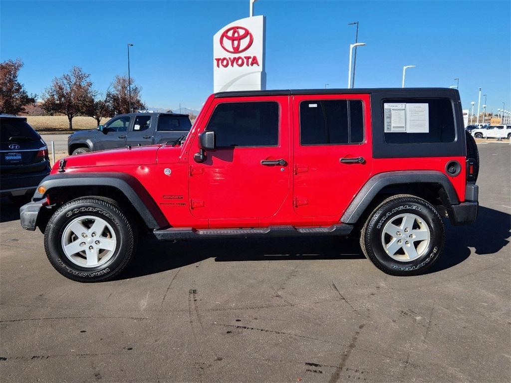 used 2018 Jeep Wrangler JK Unlimited car, priced at $18,993