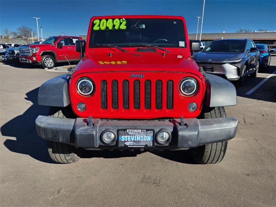 used 2018 Jeep Wrangler JK Unlimited car, priced at $18,993