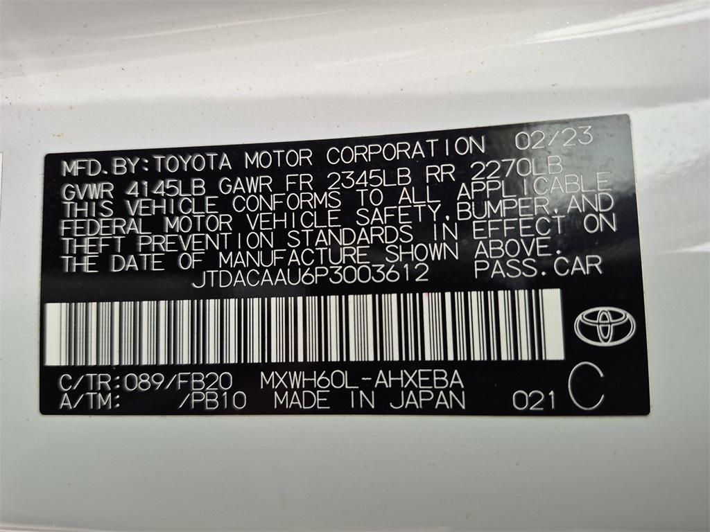 used 2023 Toyota Prius car, priced at $29,211