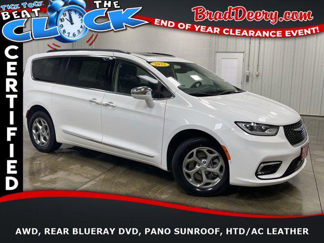 used 2022 Chrysler Pacifica car, priced at $37,353