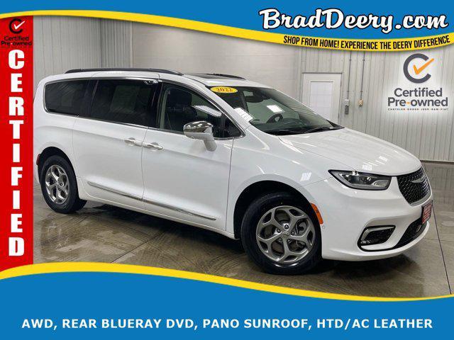 used 2022 Chrysler Pacifica car, priced at $37,353