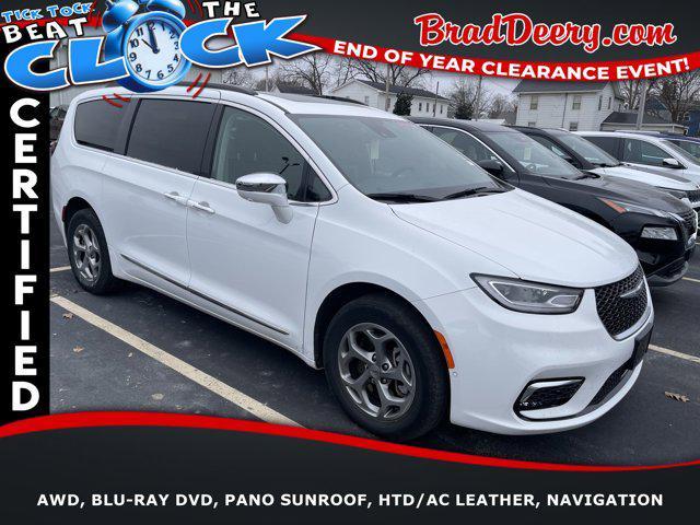 used 2022 Chrysler Pacifica car, priced at $37,353