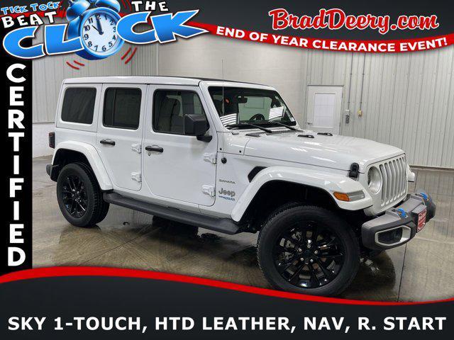 used 2022 Jeep Wrangler Unlimited 4xe car, priced at $36,190