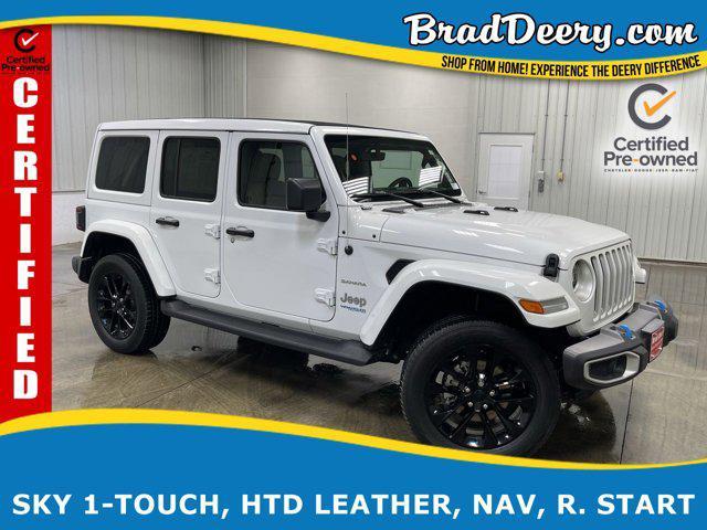 used 2022 Jeep Wrangler Unlimited 4xe car, priced at $36,190