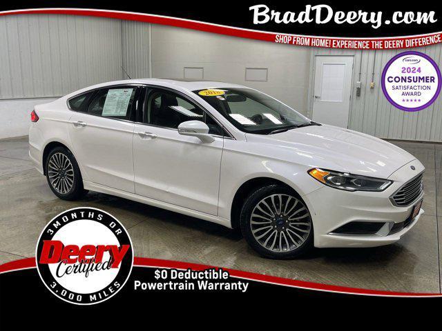 used 2018 Ford Fusion car, priced at $14,348