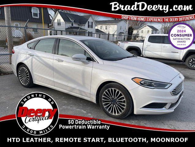 used 2018 Ford Fusion car, priced at $14,348