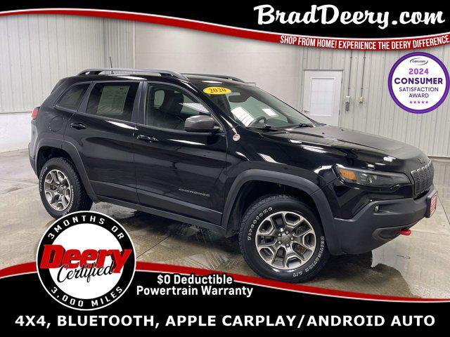 used 2020 Jeep Cherokee car, priced at $19,444