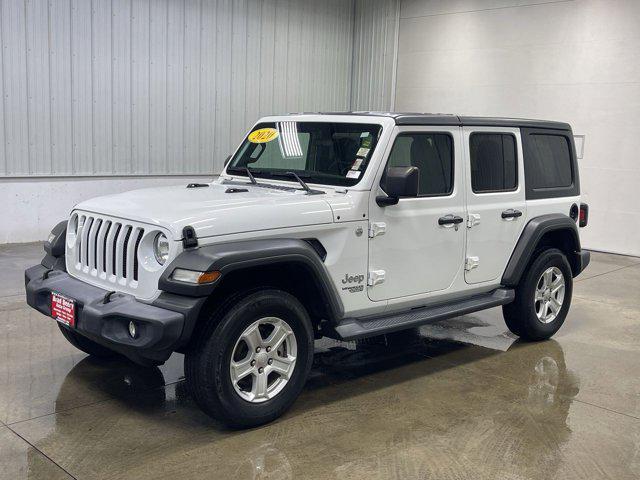 used 2020 Jeep Wrangler Unlimited car, priced at $27,672