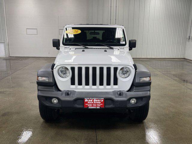 used 2020 Jeep Wrangler Unlimited car, priced at $27,672