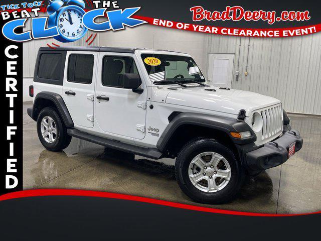 used 2020 Jeep Wrangler Unlimited car, priced at $28,737