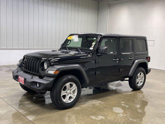 used 2022 Jeep Wrangler Unlimited car, priced at $30,588