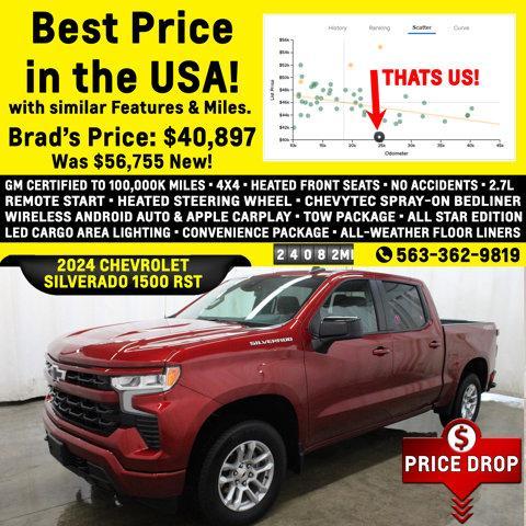 used 2024 Chevrolet Silverado 1500 car, priced at $39,943