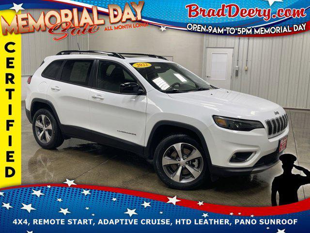 used 2022 Jeep Cherokee car, priced at $23,514