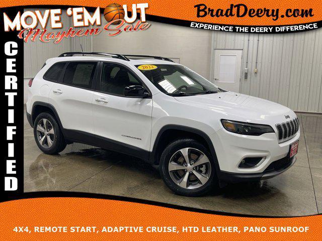 used 2022 Jeep Cherokee car, priced at $24,497