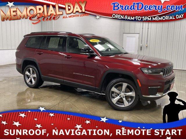 used 2021 Jeep Grand Cherokee L car, priced at $35,974