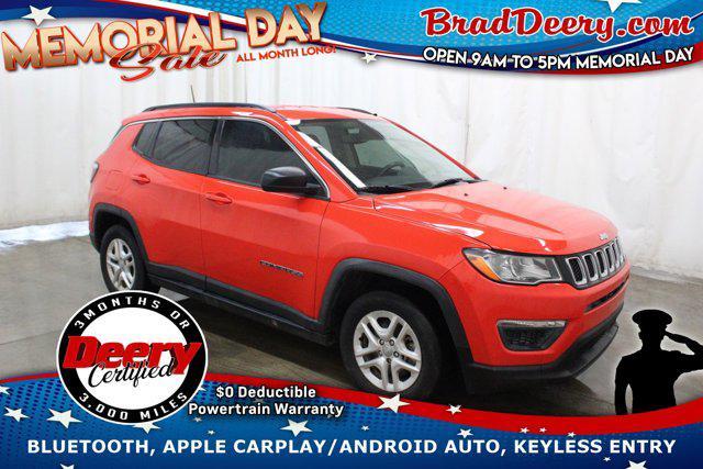 used 2019 Jeep Compass car, priced at $17,987