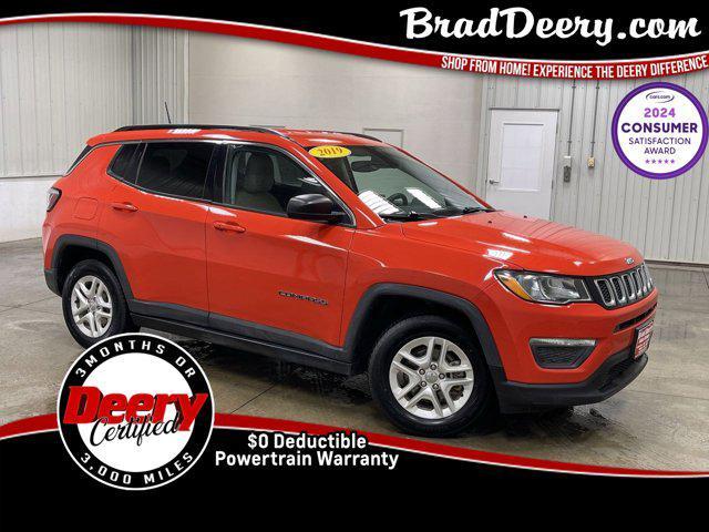 used 2019 Jeep Compass car, priced at $17,347