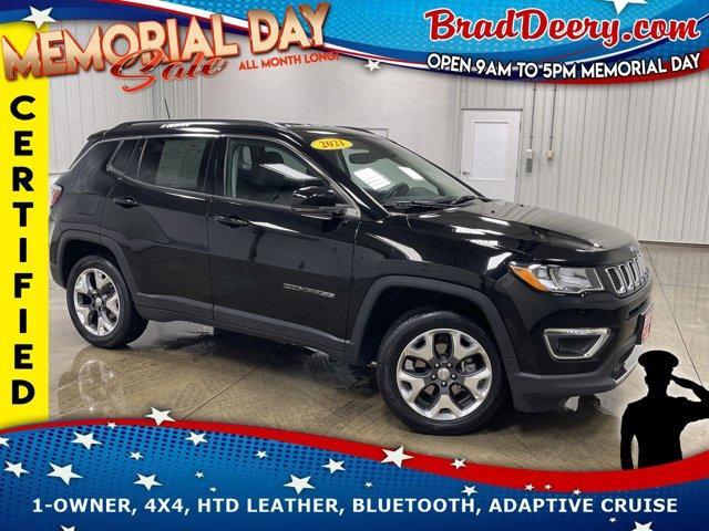 used 2021 Jeep Compass car, priced at $24,931
